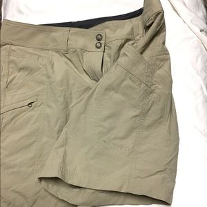 Exofficio tan hiking shorts.
